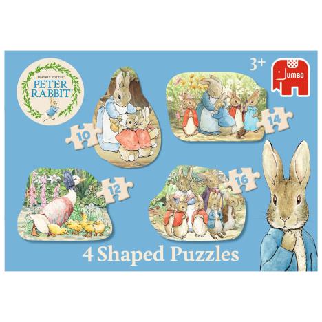 Peter Rabbit 4 in 1 Shaped Jigsaw Puzzles Extra Image 1